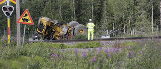 Man i 65-årsåldern död efter tågkrocken