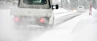 Snöoväder ställde till det i trafiken