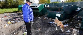 Kraftig explosion när container sprängdes