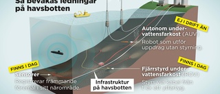 Svårt att skydda infrastruktur i haven