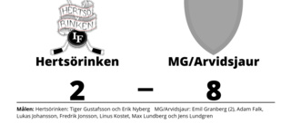 Målfest för MG/Arvidsjaur borta mot Hertsörinken