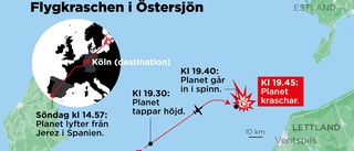 Kroppsdelar funna efter flygkraschen