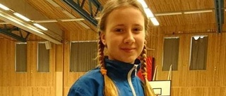 Guld till Olivia i badminton