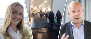 Resenärer får gå av via bildäck – Risberg förklarar