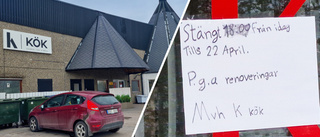 Restaurangen tvingades stänga: "Nu gör vi en upprustning"