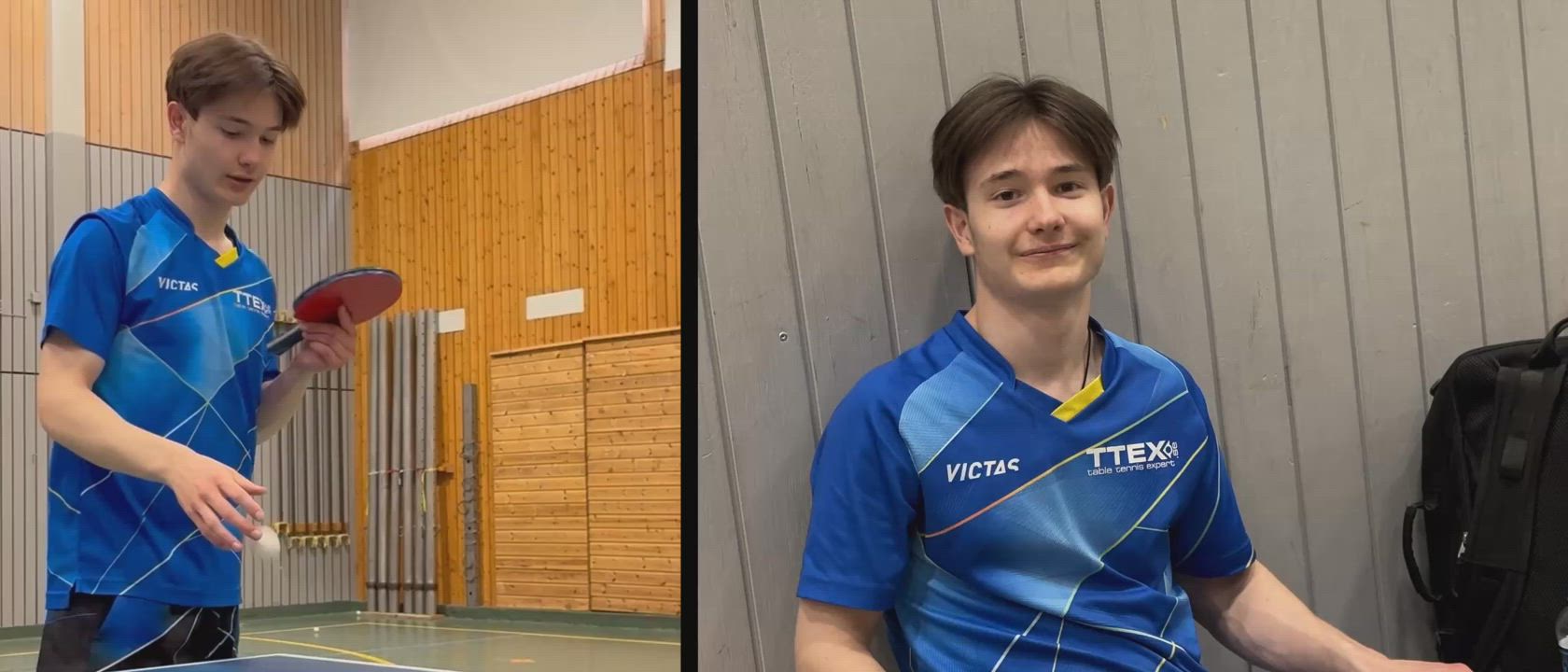 Talangen från Haparanda har serven som vapen