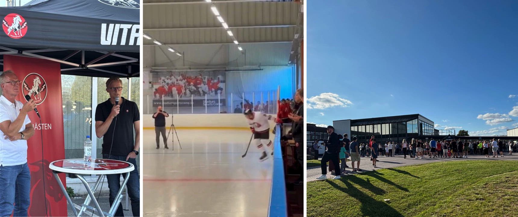 Supportrarna stöttar Vita Hästen