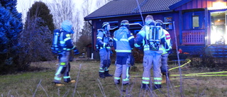 En person till sjukhus efter brand