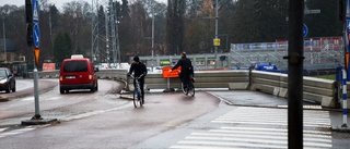 Bygg planskild korsning för snabbcykelvägen