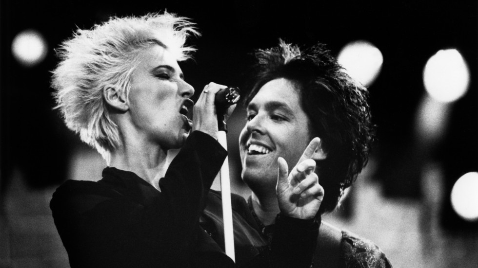 Marie Fredriksson och Per Gessle vid tiden för "Look sharp". (Arkivbild)