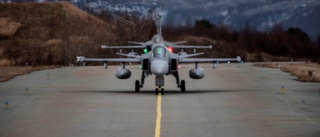 Svenska Gripen-plan övar i Finland 