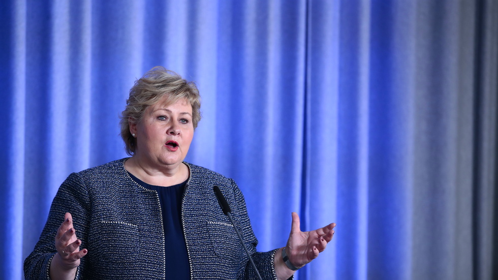 Norges statsminister Erna Solberg (H). Arkivbild.