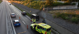 Moped körde omkull på Söderleden