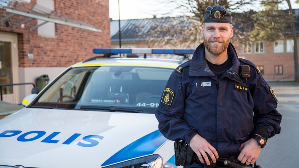 Marcus Nyman, yttre befäl vid Polisen Gotland.