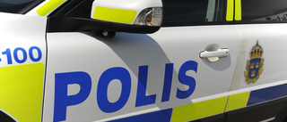 Aggressiv man med kniv togs av polisen