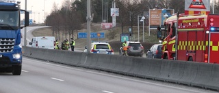 Två till sjukhus efter trafikolycka