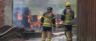 Misstänkta för anlagd brand på sin egen tomt