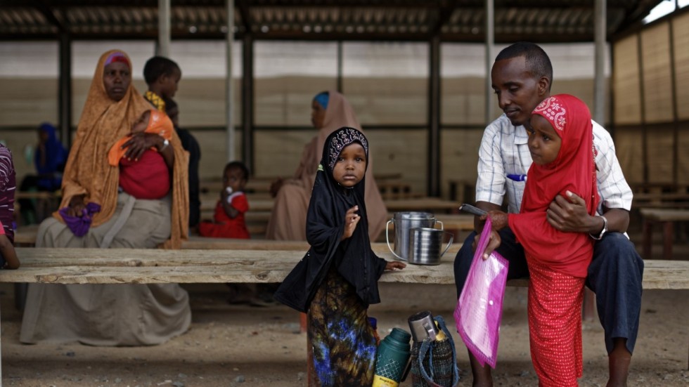Barn i flyktinglägret Dadaab i Kenya. Arkivbild.