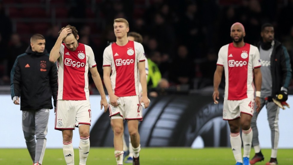 Ajax toppade tabellen – men får nöja sig med en CL-plats sedan Eredivisie ställts in. Arkivbild.