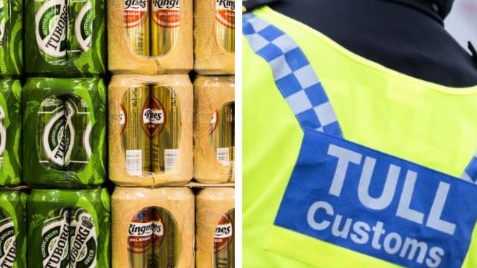 En man från Ödeshög stoppades av tullen i Ödeshög. Nu förlorar han alkoholdrycker till ett värde av 30 000 kronor. 