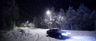 Dagens väder: Mulet och snöfall