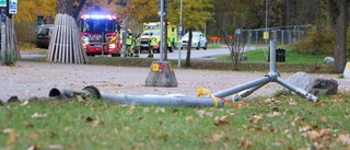 Trafikolycka i Rosendal – "bilen är demolerad"