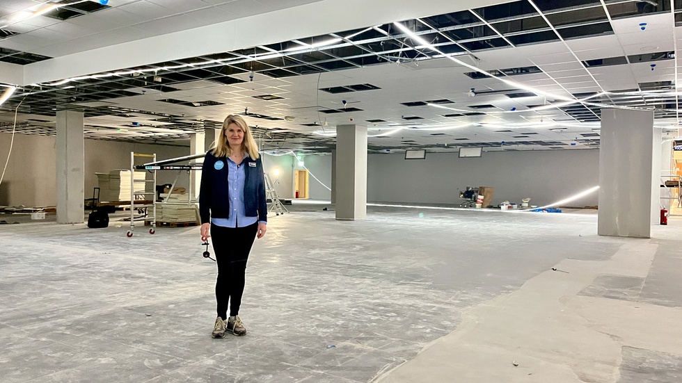 Camilla Livimäki har varit butikschef i fyra år och ser mycket positivt på flytten.