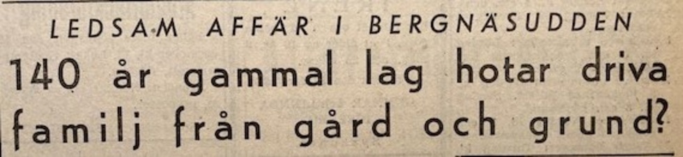 Piteå-Tidningen 21 december 1948.