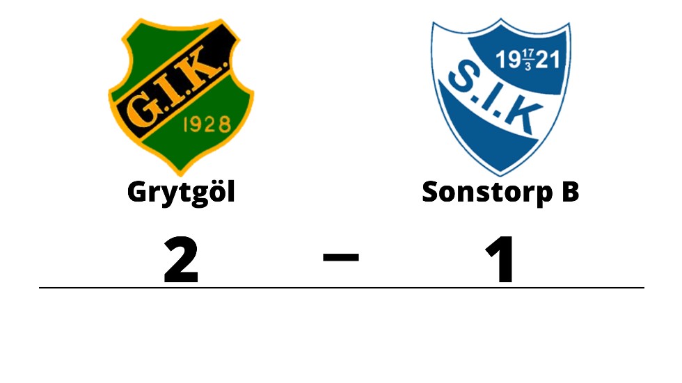 Grytgöls IK vann mot Sonstorps IK B