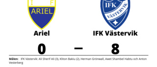 Målfest när IFK Västervik krossade Ariel