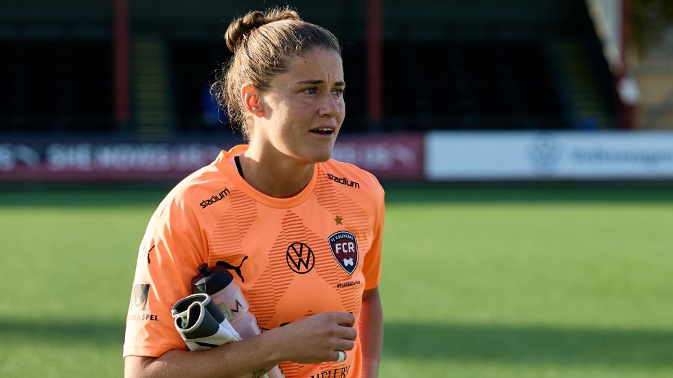 Teagan Micah i sin sista match för Rosengård. Nu är hon klar för Liverpool