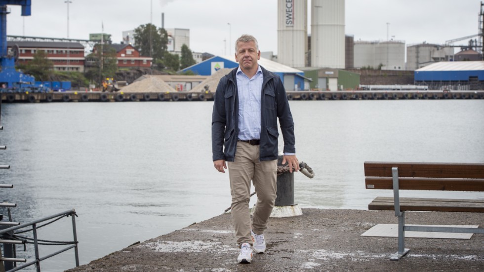 Iberdrolas Fredrik Ståhle säger att behovet av förnybar energi överväger när det gäller havsbaserade vindkraftparken Långgrund i havsbandet till Sörmland.