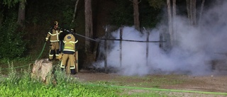 Brand i Sunnerstagropen – skjul totalförstördes