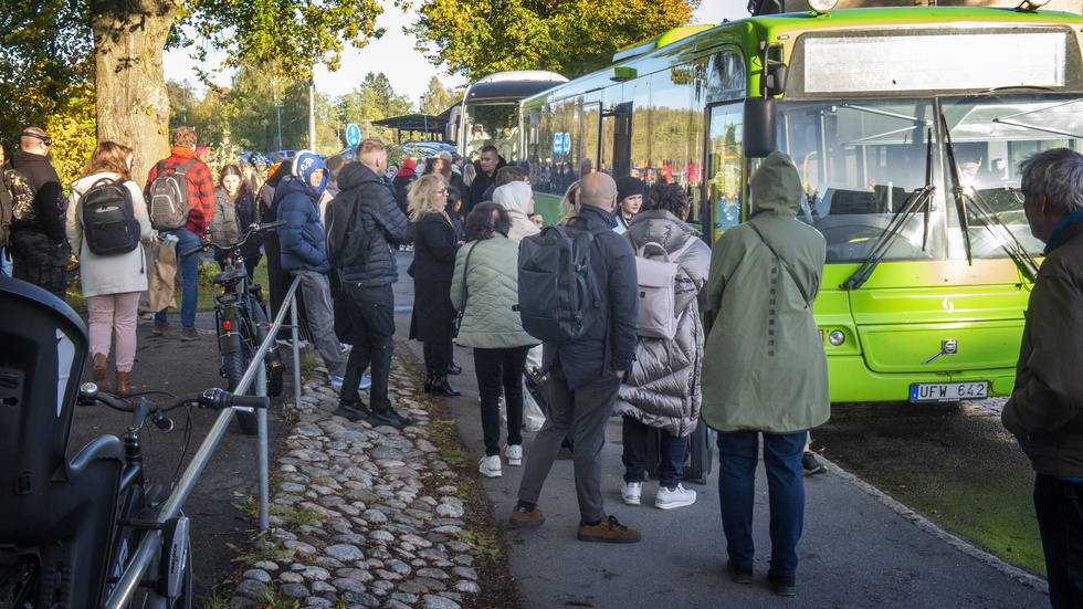 
Pendlarkaos i Nyköping.