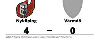 Nyköping ryckte i sista perioden och vann mot Värmdö