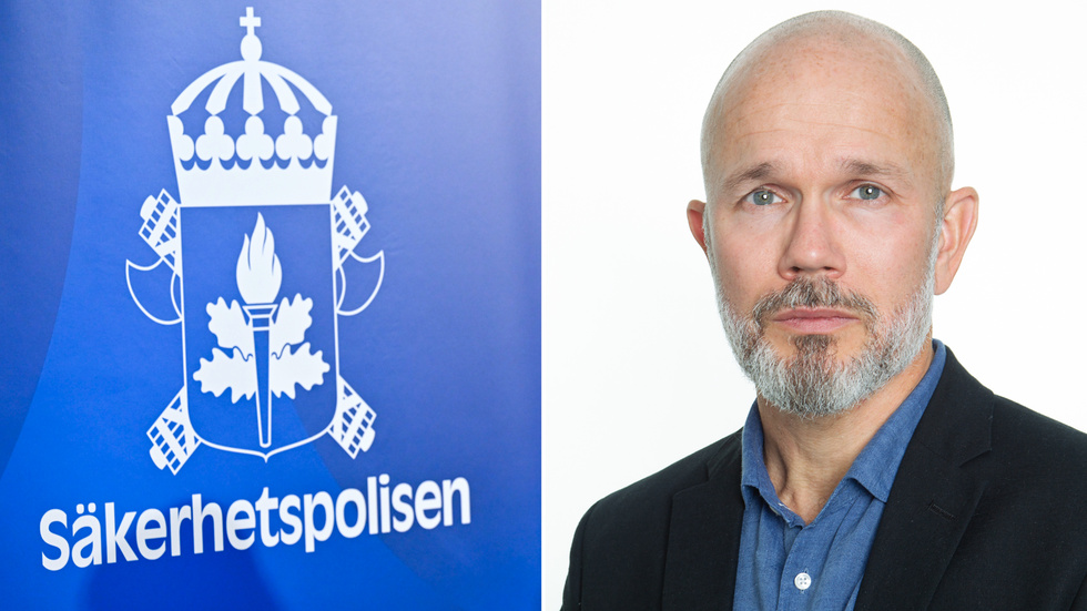 Fredrik Hultgren-Friberg, presstalesperson på Säkerhetspolisen.