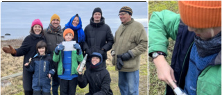 Hittade flaskpost från Tyskland på stranden i Vamlingbo