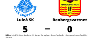 Förlust för Renbergsvattnet borta mot Luleå SK