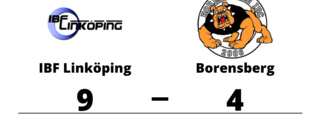 Tung förlust på bortaplan för Borensberg mot IBF Linköping