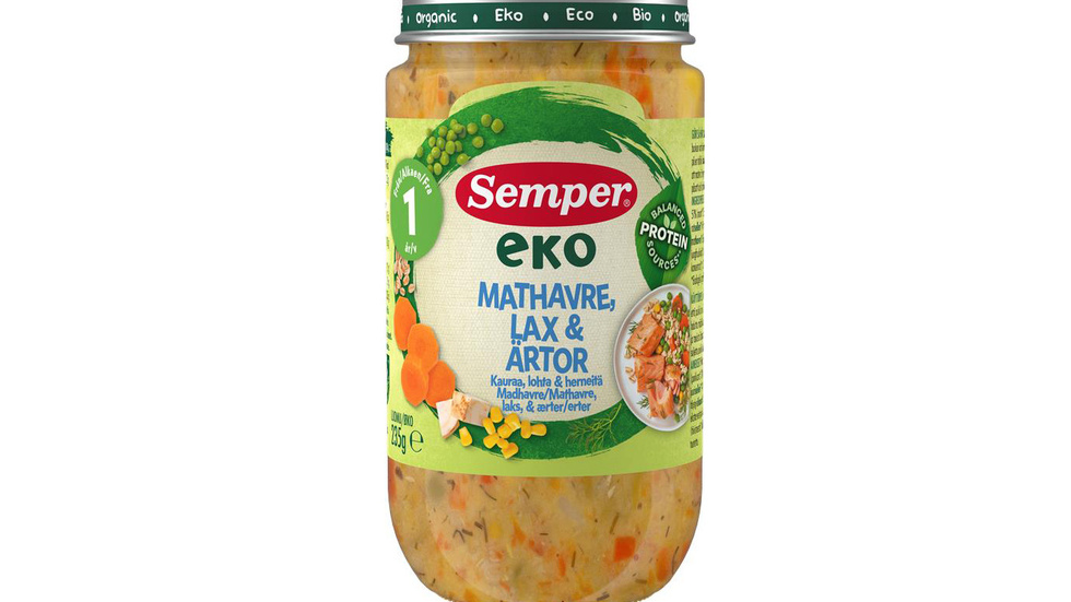 Semper återkallar barnmat.