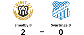 Smedby B segrade mot Svärtinge B på PreZero Arena