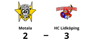 Motala tappade matchen i tredje perioden mot HC Lidköping