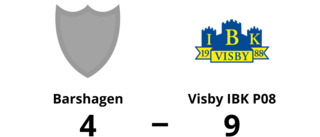 Visby IBK P08 vann klart borta mot Barshagen