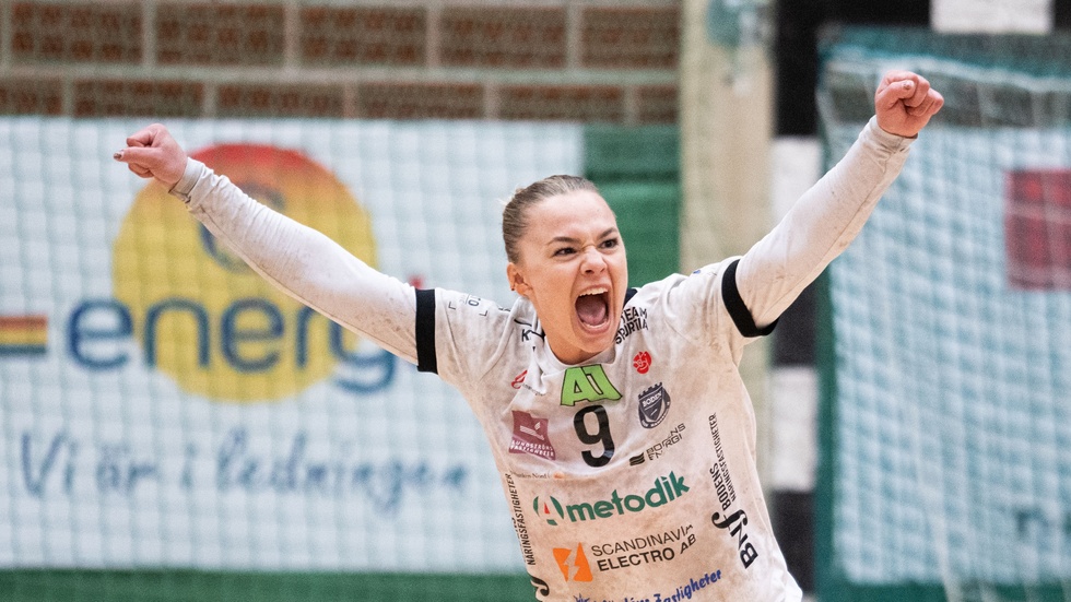 Boden Handboll och Lisa Hansson fick jubla efter en extremt viktig poäng borta mot Kärra (arkivbild).