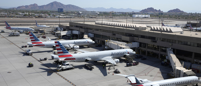 American Airlines flyg i gång igen