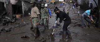 Många döda i jordskred i Ecuador