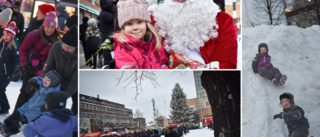 Bildspecial: Äntligen skyltsöndag – Molly och Elisa fick paket av tomten: ”Jättekul” • Se vilka som fastnade på bild