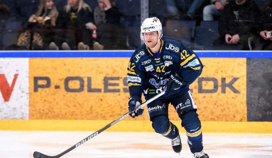 Oskar Drugge har spelat i Herning (bilden) och senast Aalborg i Danmark.