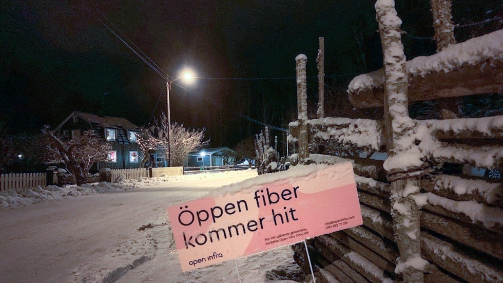 Fibern kommer till glesbygden – med bredbandsstöd från Post- och telestyrelsen.