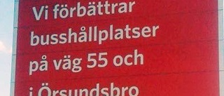 Det blir ett väderskydd i Ramstalund